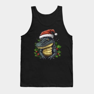 Alligator Christmas Tank Top